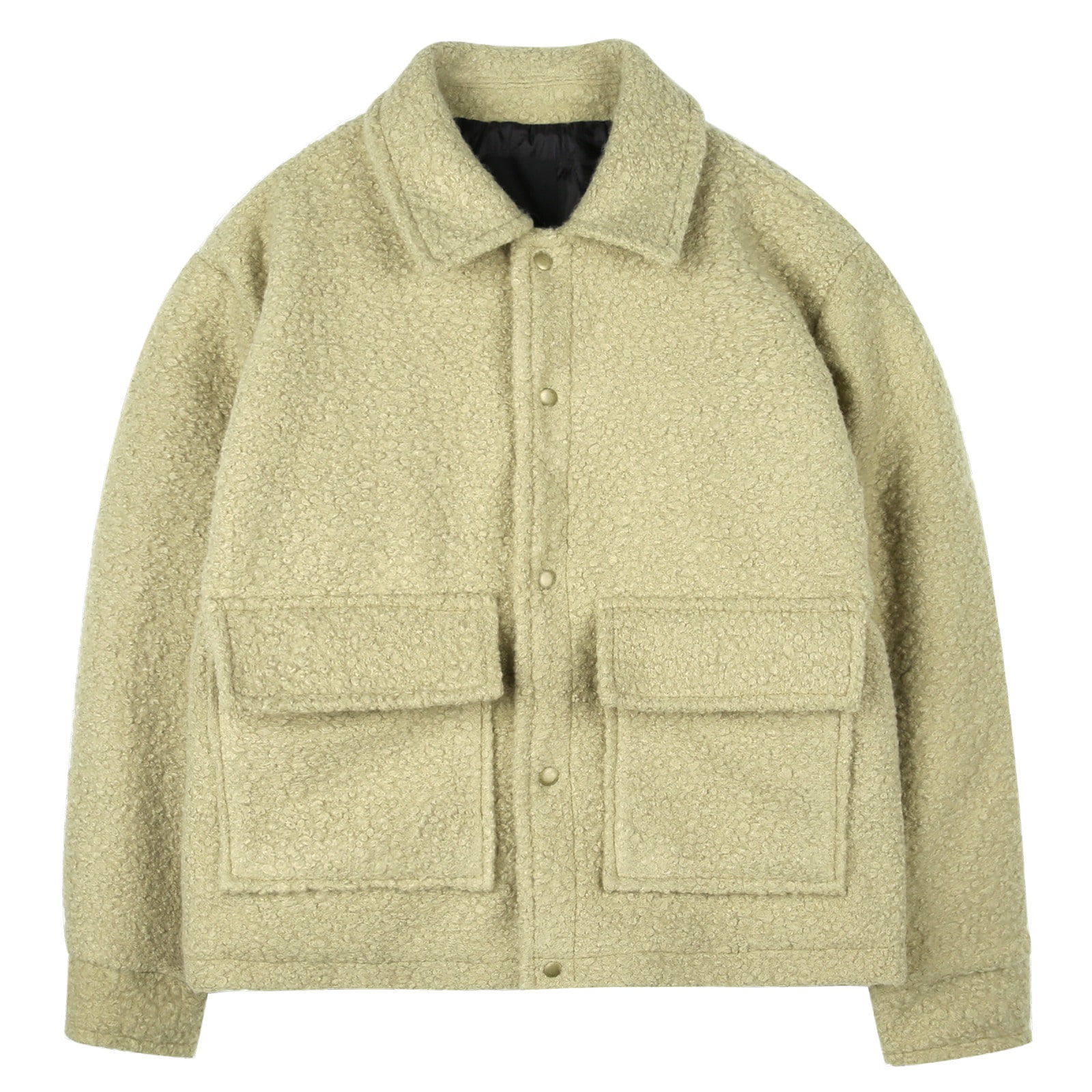 V180 soft terry jacket (khaki beige)