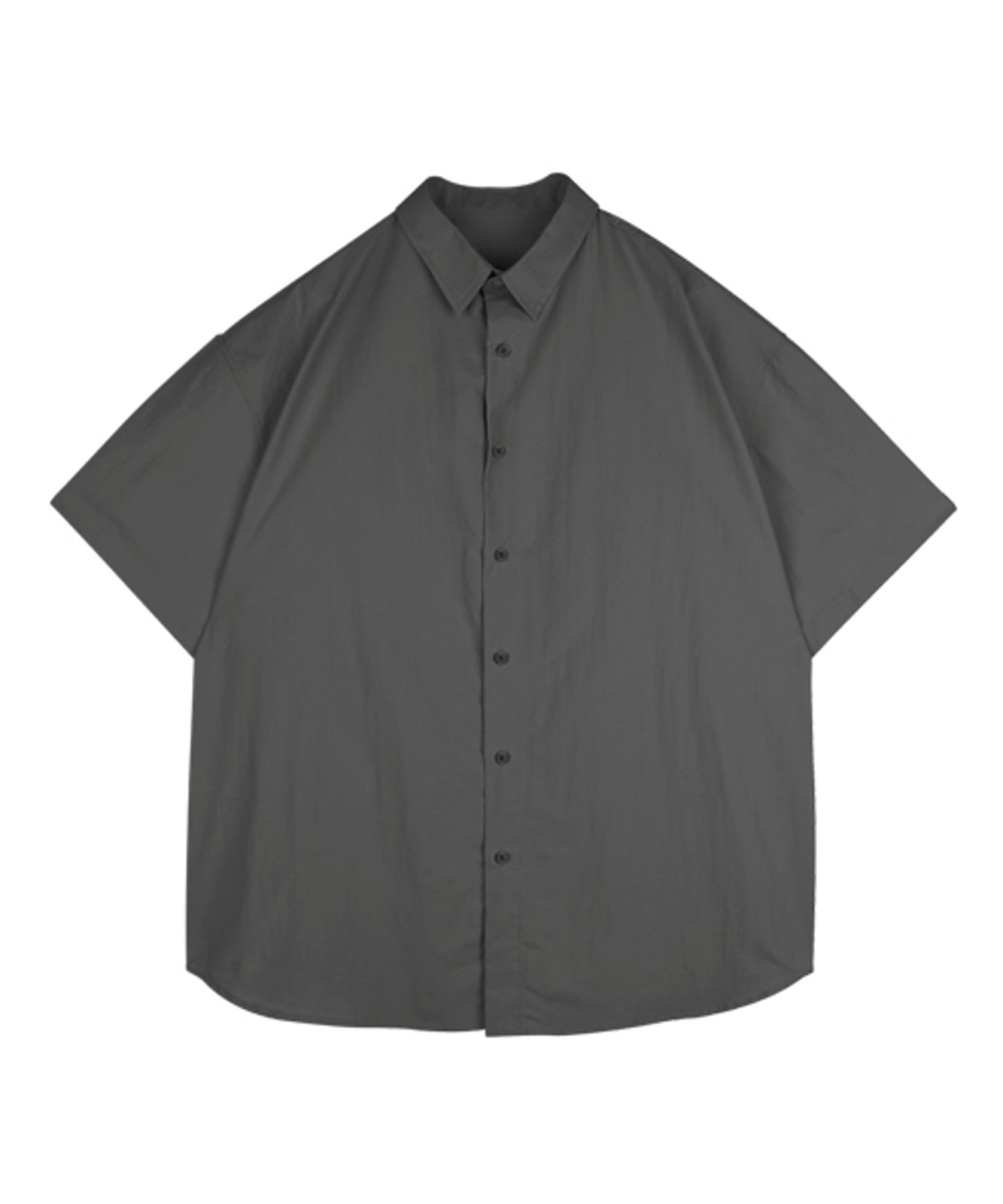 V1011 썸머 나일론 캐트릿 셔츠 (차콜)